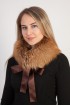 Golden fox fur collar - neck warmer